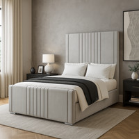 Royal Bespoke Bed Frame – Plush Velvet Upholstered + 9 Mattress FREE DELIVERY