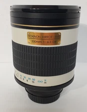 Rokinon High Definition 500mm f/6.3 Mirror Lens with Zeikos UV Filter 95mm