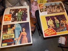 4 Color Lobby Cards from the 1950s 11 x 14