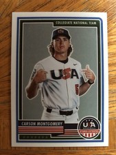 2023 USA stars & stripes Carson Montgomery #76 San Diego Padres 
