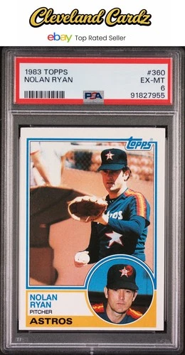 1983 Topps #360 Nolan Ryan PSA 6