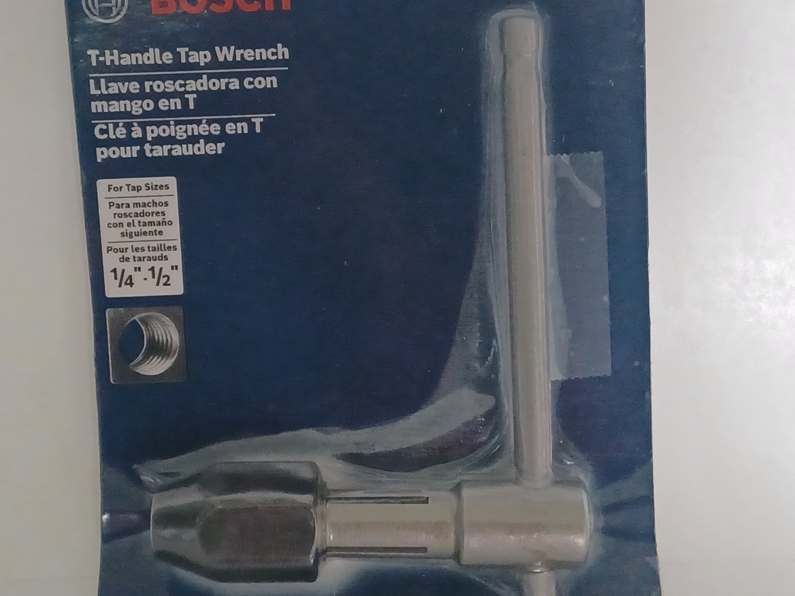 Bosch BTH1412 T-Handle Tap Wrench 1/4" -1/2"