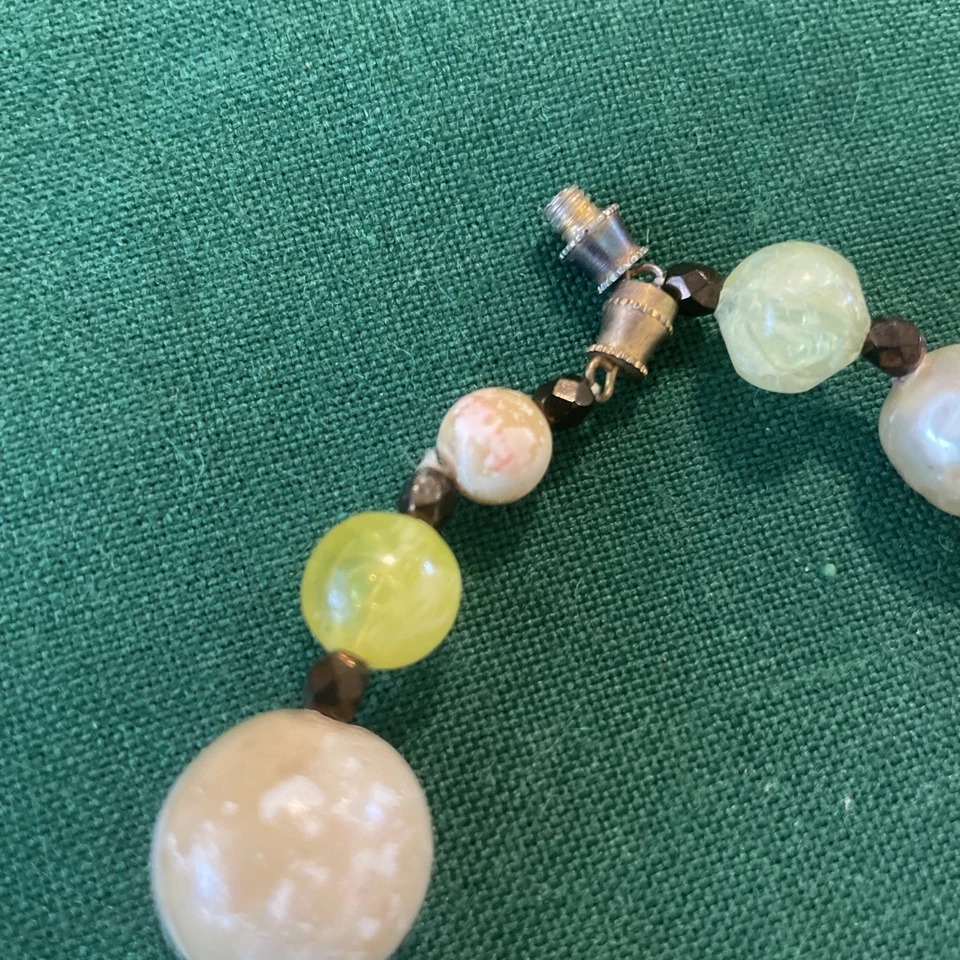 Один в своем роде винтажный браслет из бисера 8 дюймов художественное производство - Изображение 3 из 4