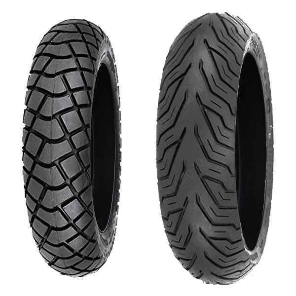 TYRE PAIR DELI TYRE 100/90-10 56J S-223 + 150/70-13 64S SC-109