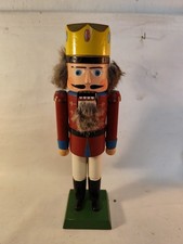 Nussknacker König Prinz Zar Krone priv Handwerkskunst Seiffen Erzgebirge um 1950