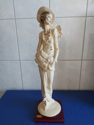 -~Florence-~Giuseppe Armani-~Porzellanfigur -My Fair Lady-~Dame mit Muff-~48 cm