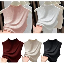 1Pc Fake Turtleneck Dickey Detachable Collars Half Top Shawl Mock Blouse Collar