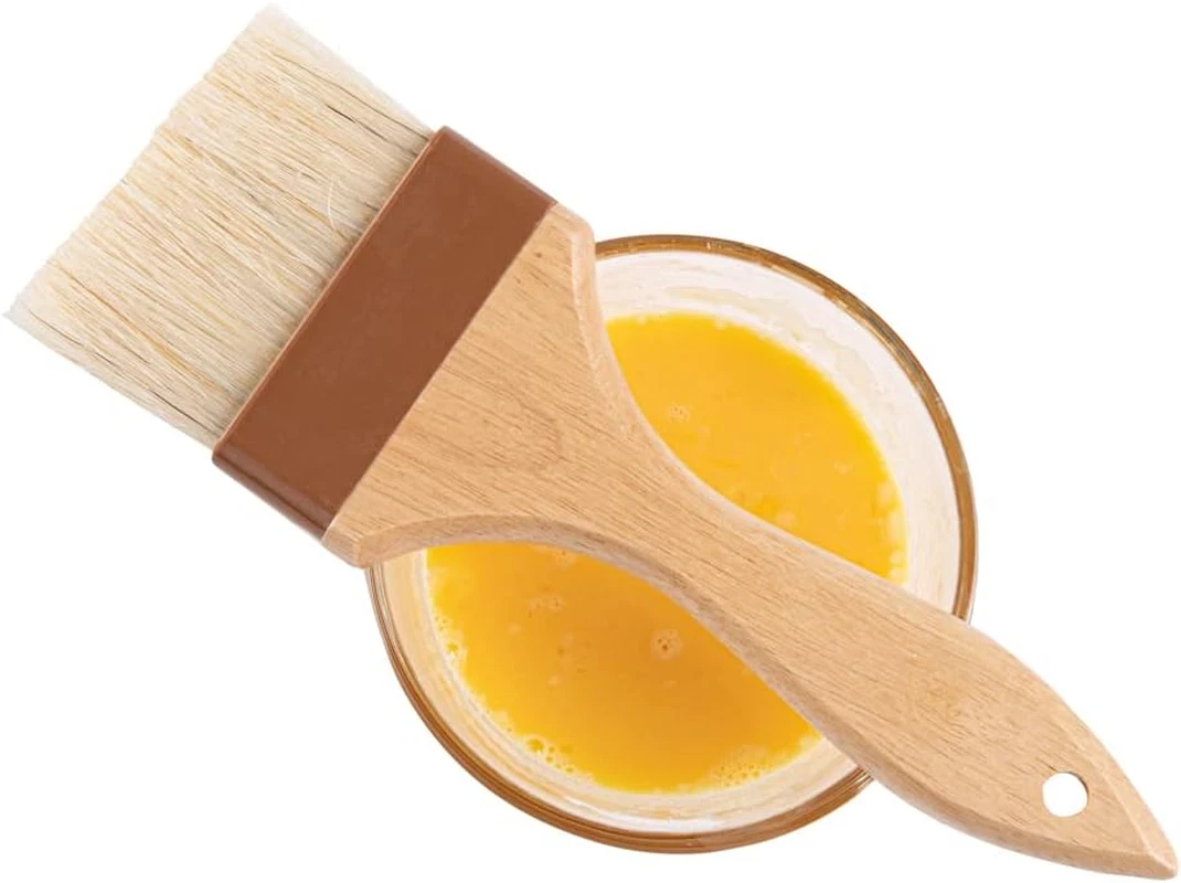 Pastry Tek 3 Inch Wide Buttering Brush 1 Boar Bristle Pastry Brush - Hardwood Ha
Opens in a new wind