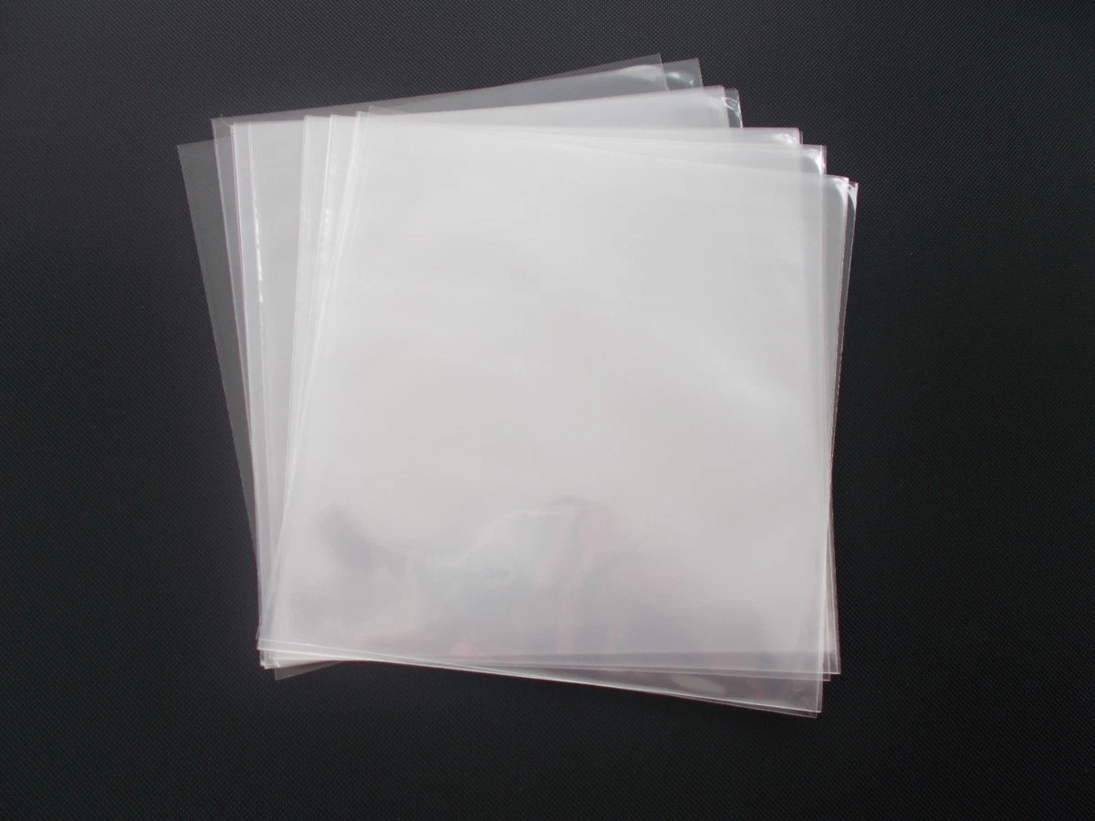 Outer Vinyl Record Sleeves - 2mil Polypropylene Clear Style