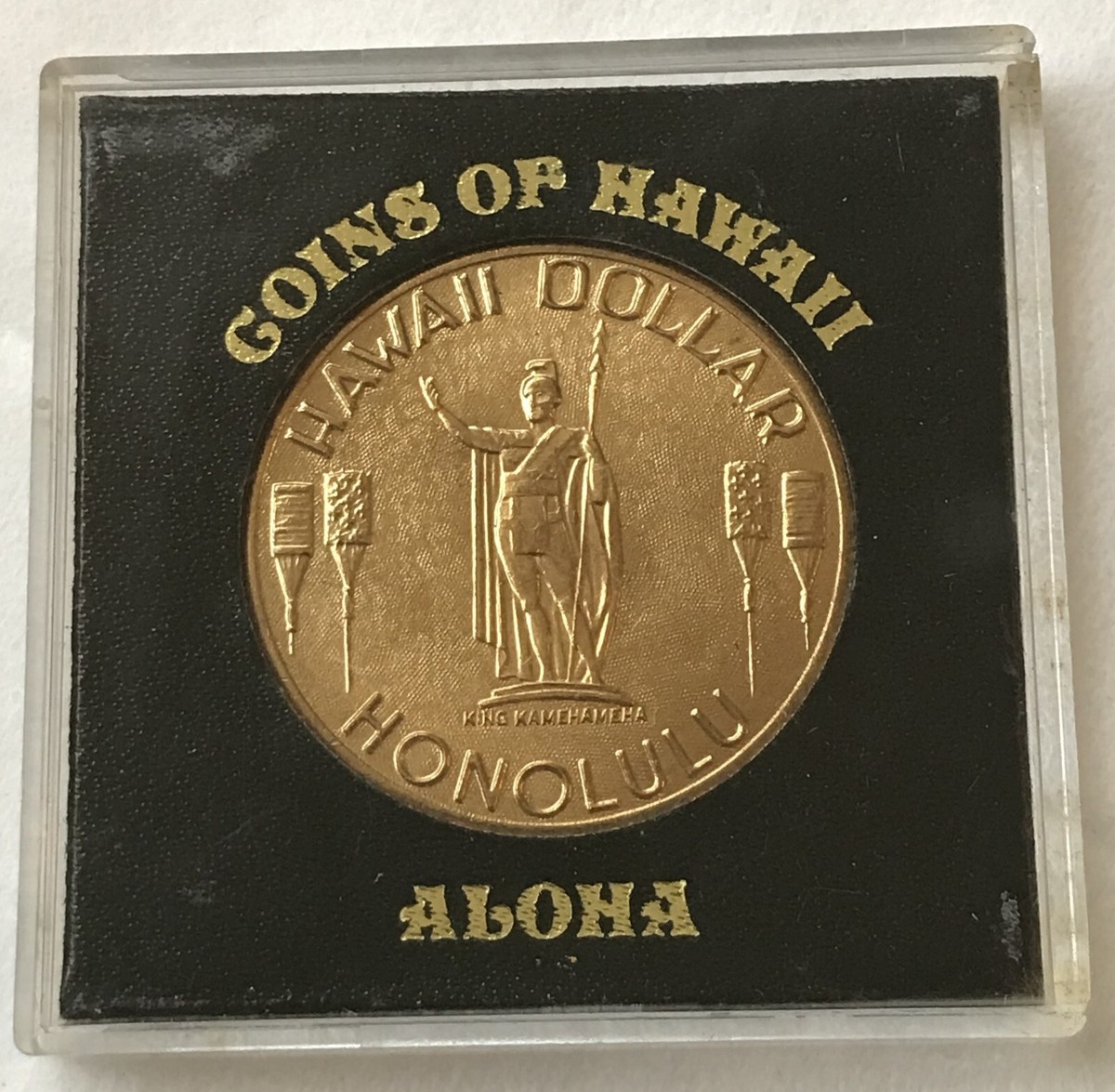 【値下げ】アンティークコインAKAHI DALA 1883 シルバー ゴールド アンティークコイン 1973 Kauai Dollar