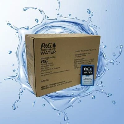 P&G P & G Purifier of Water Portable Water Purifier Packets (Box of 240 Packets)