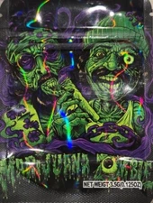 100pc- Mylar bags 3.5 gram design sealable Smell -Proof Food Storage (8 Designs)