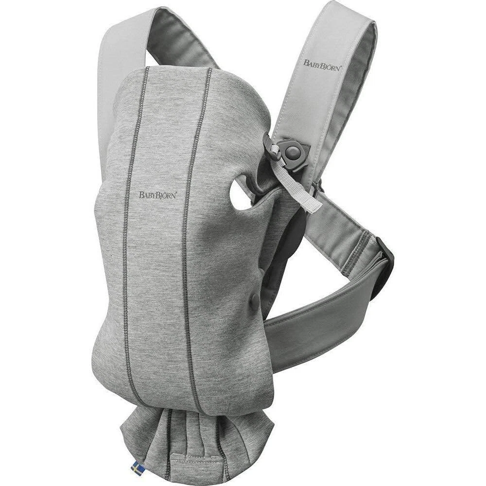Light Gray Baby Carrier Adjustable Ergonomic Newborn Carrier for 0-12 Months