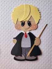 Harry Potter Inspired Draco. Scrapbook, Card making Paper Piecing.