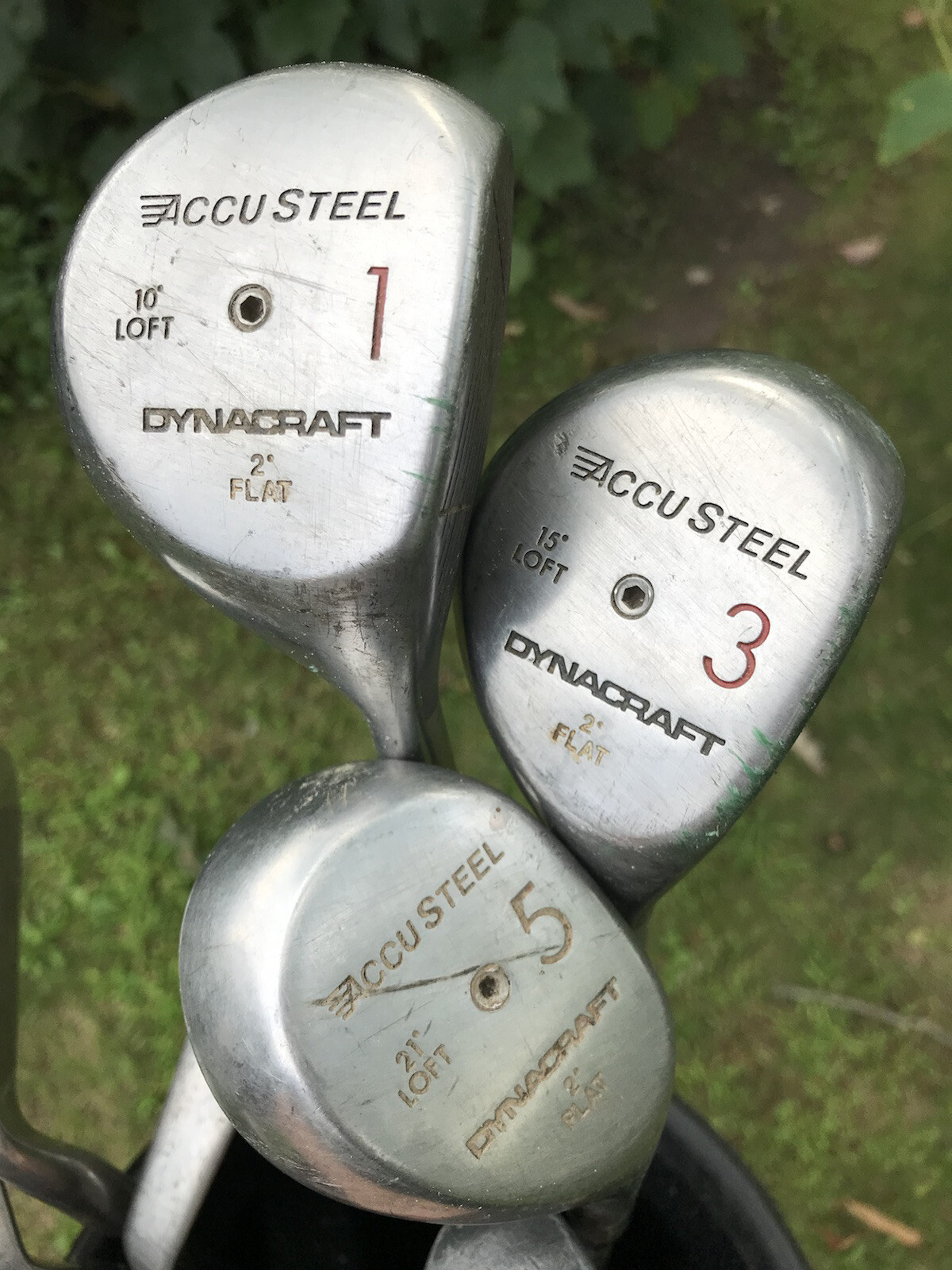 Set of Golf Clubs and Bag Adult Men's Mixed Brands Accusteel Dynacraft