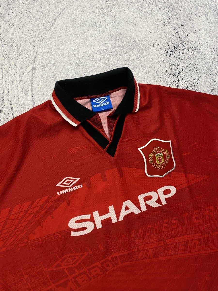 🩸RARE🩸Umbro Manchester United 1994/1995 Eric Cantona #7 Jersey