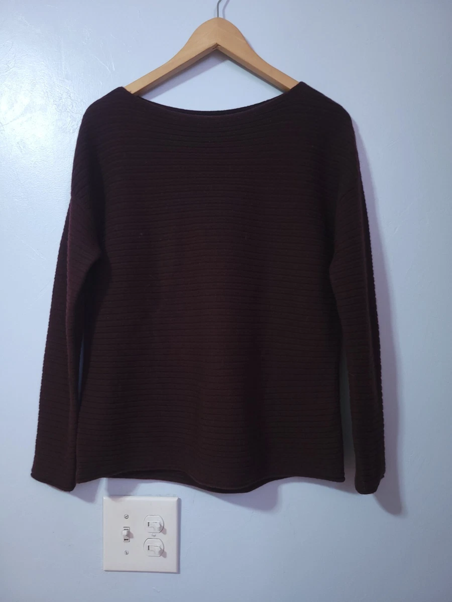 Vince cashmere top boatneck sweater