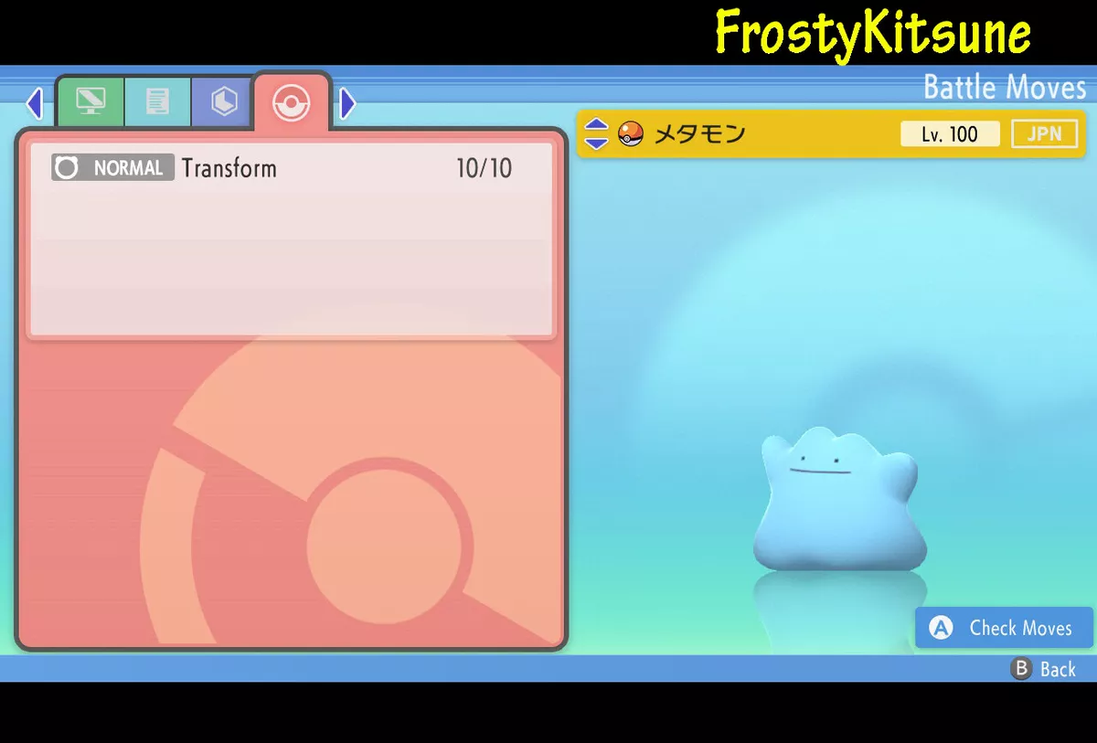 Pokemon Brilliant Diamond and Shining Pearl Shiny Ditto with Destiny Knot  6IV