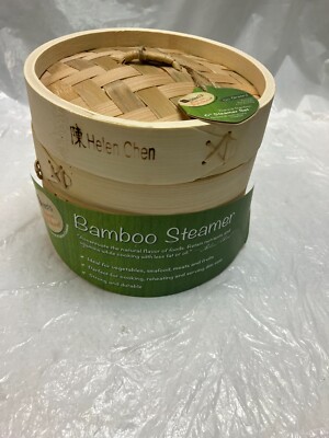 Helen's Asian Kitchen 6-in Bamboo Steamer Set  97080