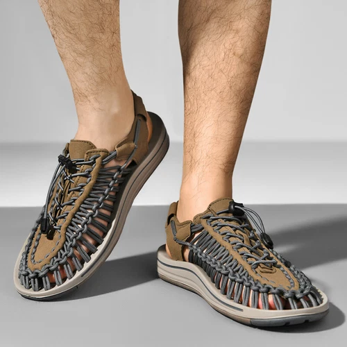 Breathable Weaving Design Sandals for Men and Women, Perfect for Summer Beach - Picture 10 of 37