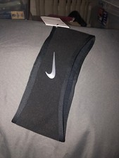 NIKE Club Fleece Headband One Size Black Swoosh RN 129862 Brand New