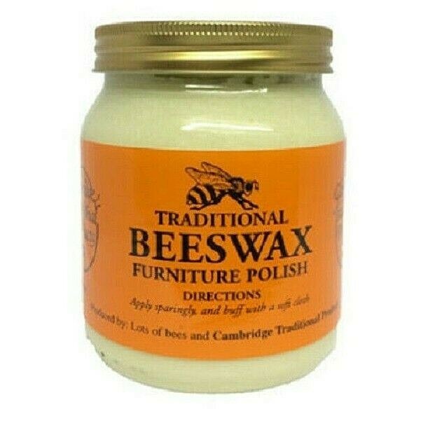 Cambridge Traditional Beeswax Jar Furniture Wood Polish Neutral Wax