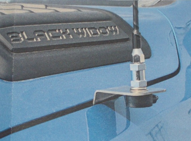 Couvercle de porte de carburant en acier inoxydable pour Dodge Ram