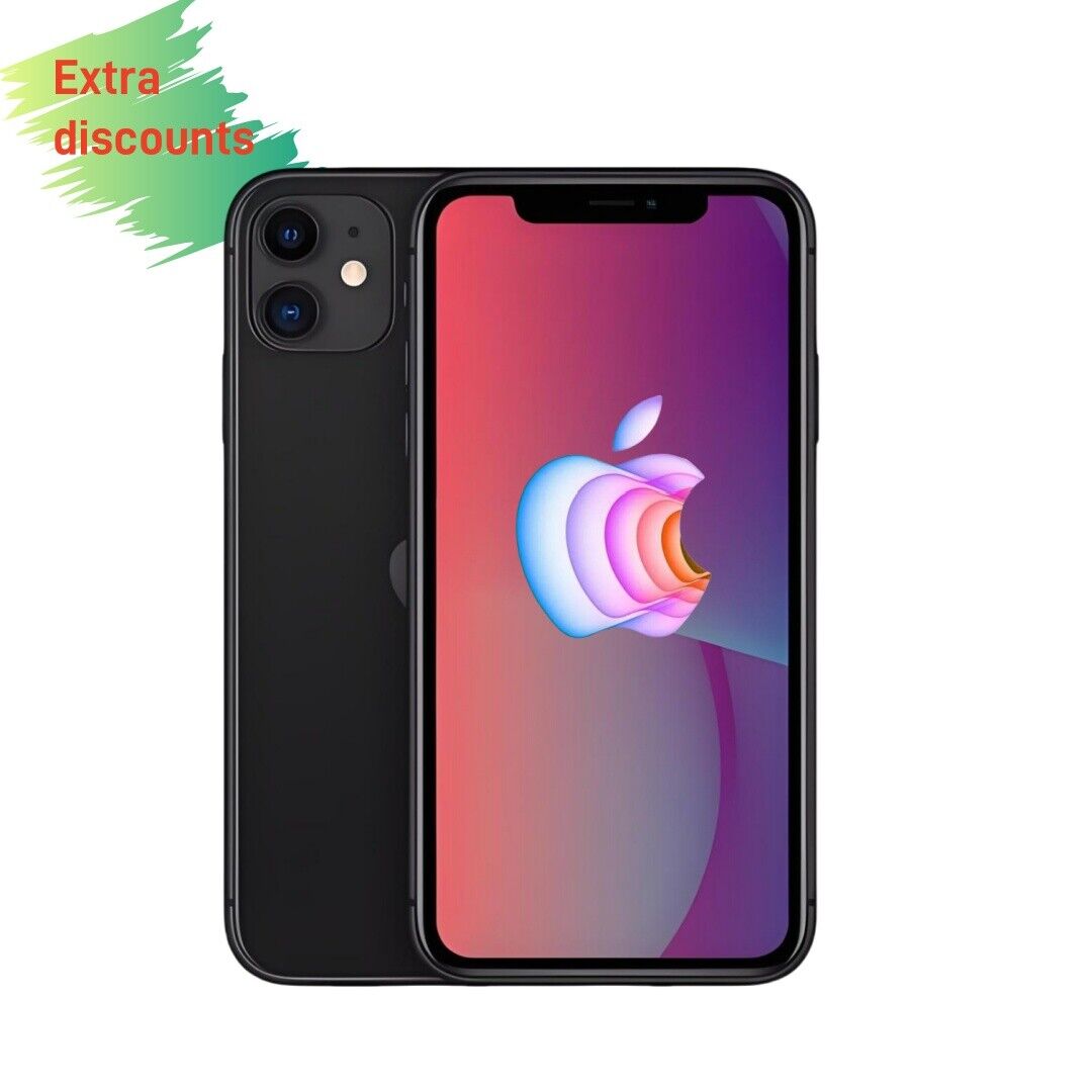 Apple iPhone 11-64GB-FRONT 12MP REAR 12MP Unlocked-Excellent Apple iPhone 11-64GB-FRONT 12MP REAR 12MP Unlocked-Excellent