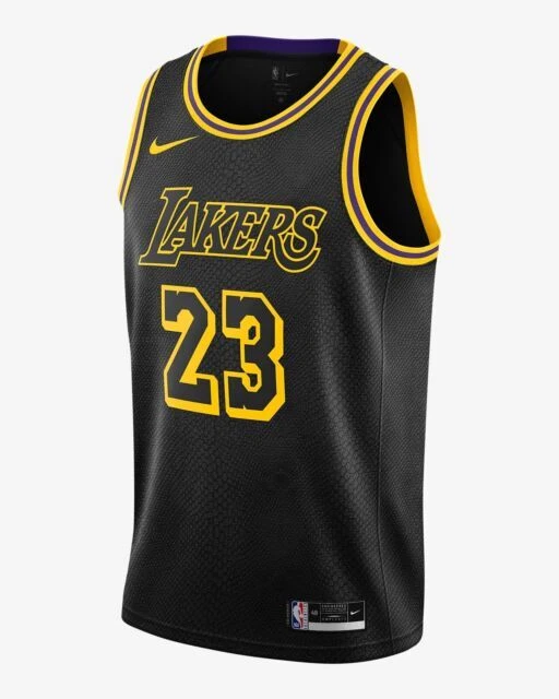 Preços baixos em Lebron James Preto Los Angeles Lakers Roupas e