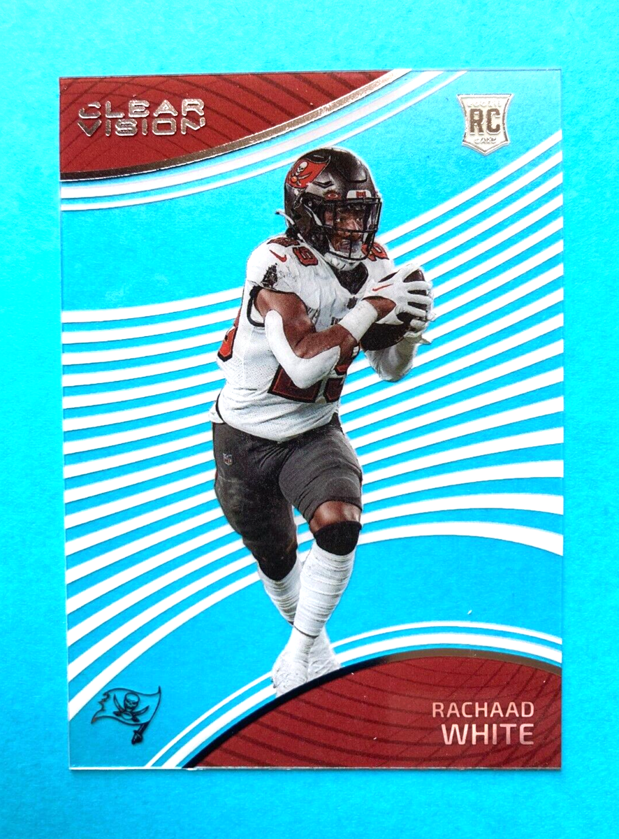 Rachaad White 2022 Panini Chronicles Clear Vision RC #CVR-28 Rachaad White 2022 Panini Chronicles Clear Vision RC #CVR-28