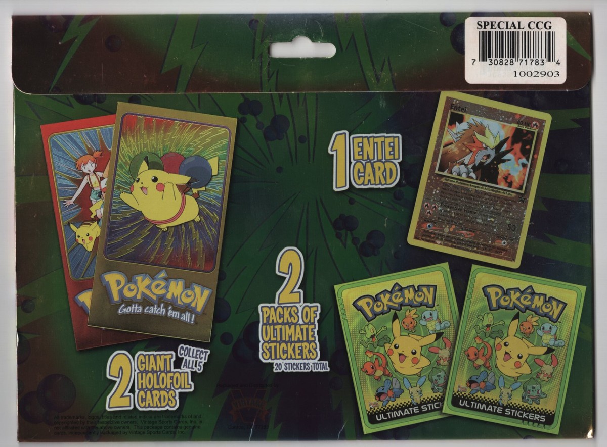 xxxxxx) 2000 Pokemon Topps TV Animation Ed. Series 2 - 2 JUMBO