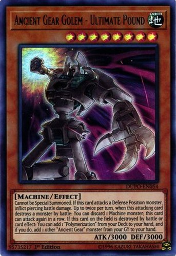 PSA 9 Ancient Gear Golem TLM-EN006 Ultimate Rare 1st Edition