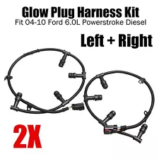 Glow Plug Harness Left & Right Kit For 2004-2010 Ford 6.0L Powerstroke Diesel