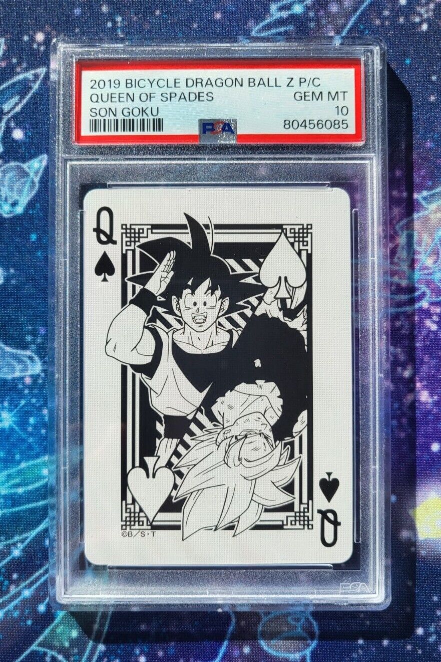 PSA 10 Dragon Ball Z Poker Playing Cards Son Goku Bicycle 