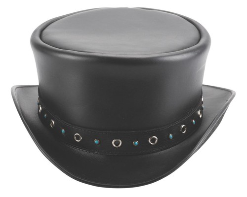 NUEVO - IMPULSO Top Grano Cuero SOMBRERO TOP Occidental Sombrero de Vaquero Cuero Toro Montecarlo - Imagen 2 de 5