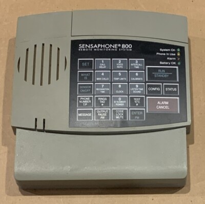 Sensaphone 800 Remote Monitoring System FGD-0800 - UNTESTED, AS-IS
