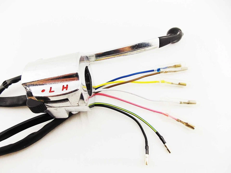 HONDA CS90 64-69 CROMO MANILLAR INTERRUPTOR BLOQUE PALANCA FARO INDICADOR BOCINA Foto 3 de 4