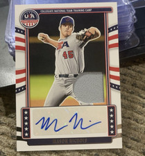 2024 Panini Stars & Stripes MASON NICHOLS Rookie Patch Auto AUTOGRAPH /199 MISS