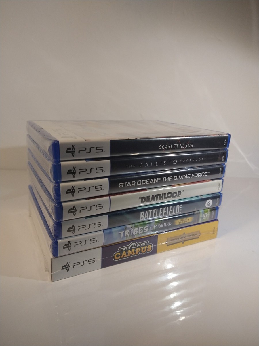 🎮 PlayStation 5 (PS5) 7-Game Lot (Star Ocean, Tribes Midgard