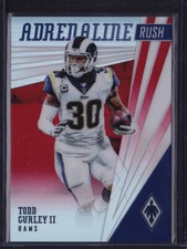 2019 PANINI PHOENIX ADRENALINE RUSH RED REFRACTOR TODD GURLEY #8 RAMS /299