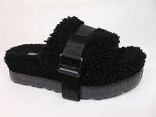 UGG Fluffita Clear Parakeet Women's Slipper Platform Sandals Size 9.0 M, Black