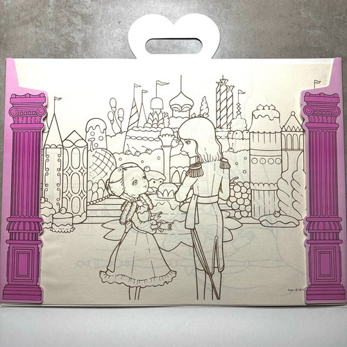 Der Nussknacker Malbilderbuch Sanrio Bireley's Pink 1978 Japan Vintage OPP - Bild 3 von 14