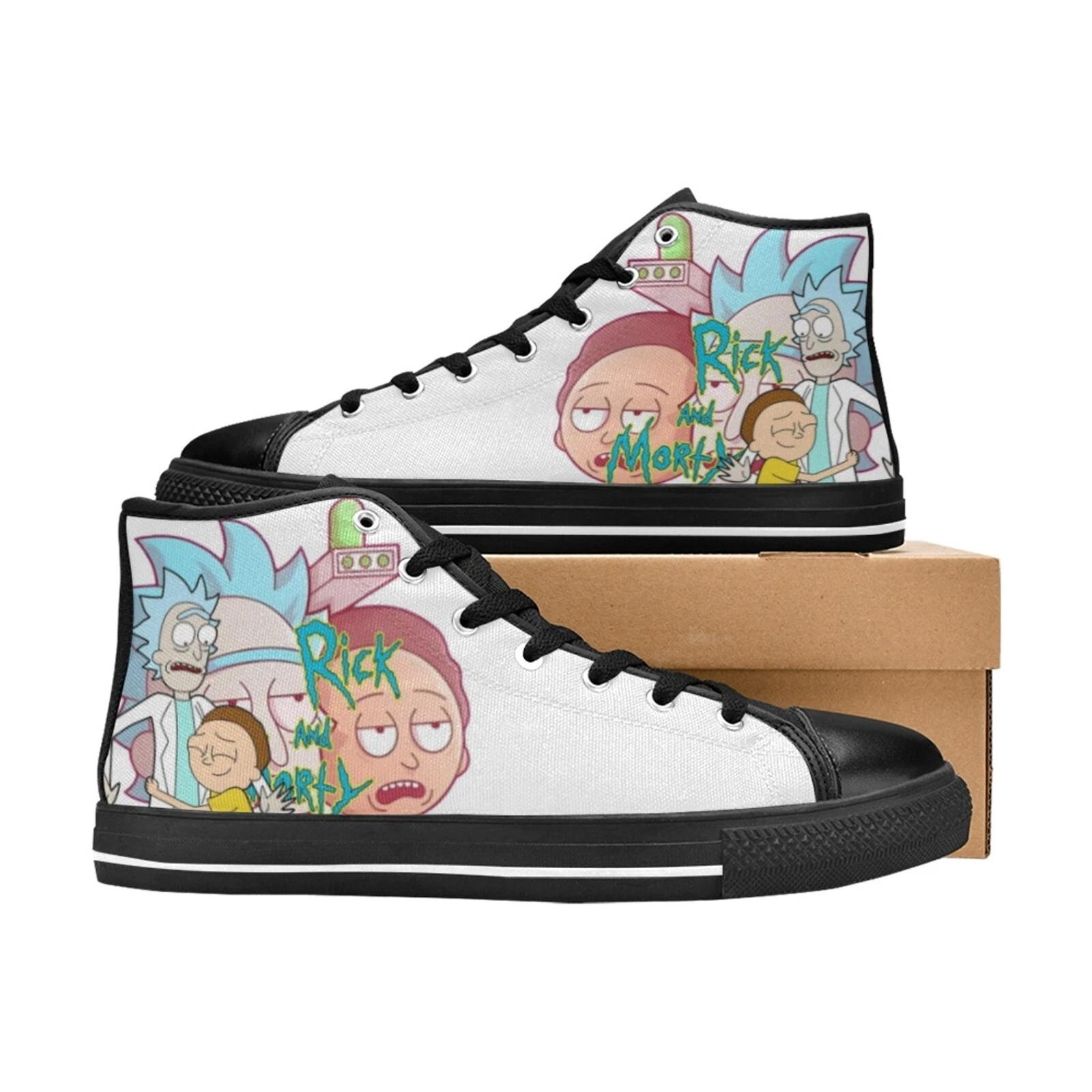 Rick & Rickandmorty High Tops Sneaker Canvas Shoes
