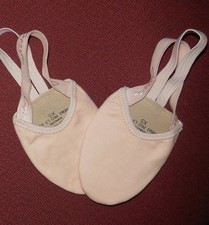 NWT CAPEZIO PIROUETTE II LYRICAL SHOES HALF BALLET H061 CANVAS PINK ADULT BALLET