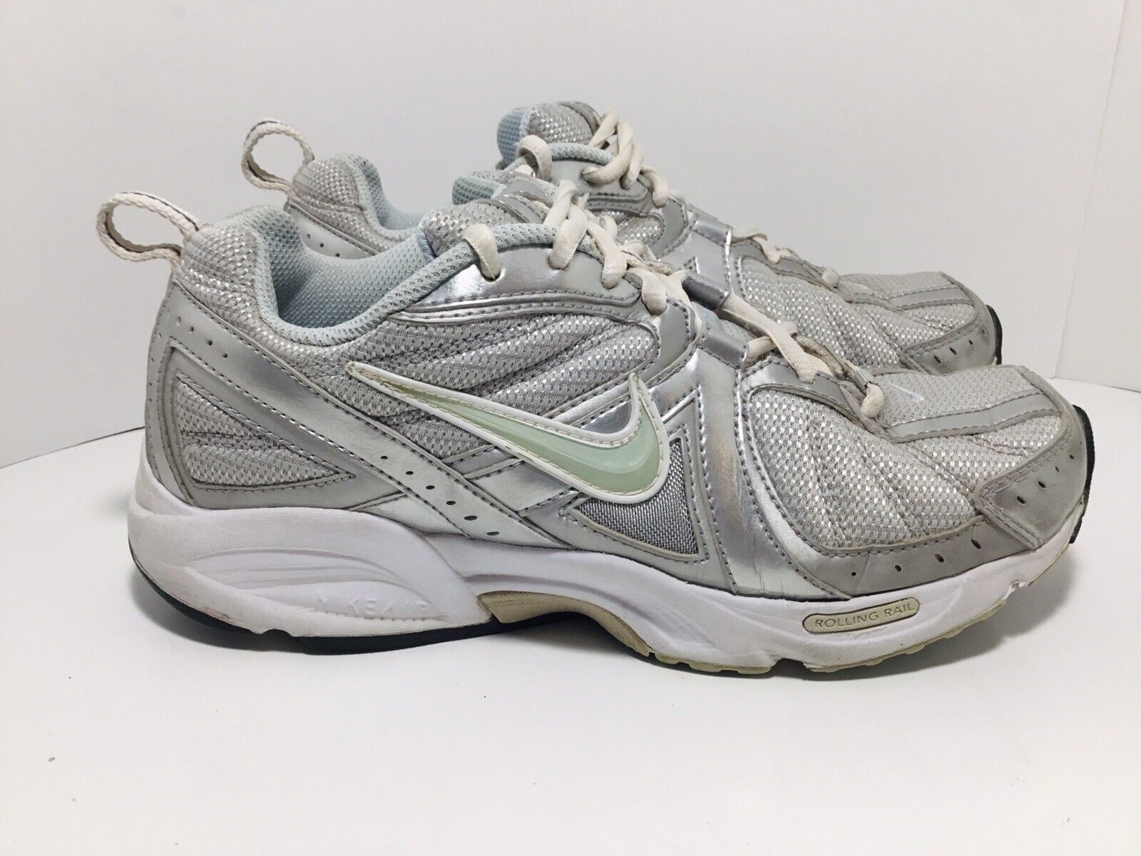 Cerco demostración Productos lácteos Nike Walking Shoes Women's Air Vitality Walk Metallic Silver 350453-041 Sz  7.5 | eBay