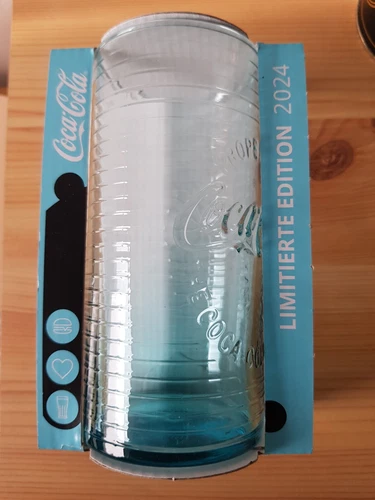 MC Donalds Glas - Edition 2024 - Hellblau - NEU / OVP
