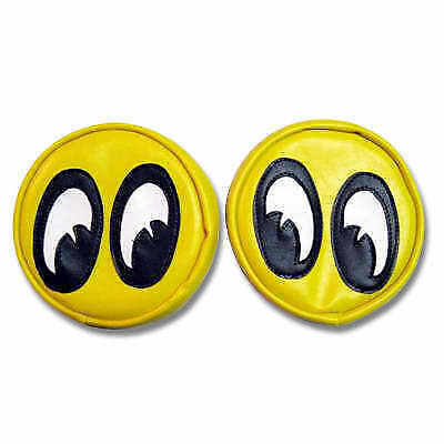 MOONEYES HEADLIGHT COVERS YELLOW HOT RAT ROD BUGGY 7 INCH