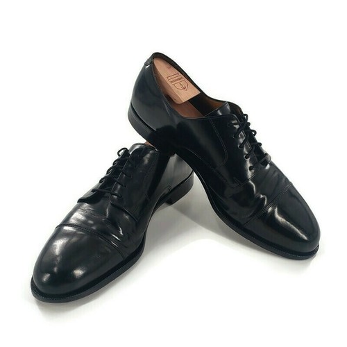 Cole Haan Caldwell Black Leather Oxford Cap Toe Lace Up 08330 Dress Shoes Men 13 - Picture 2 of 12