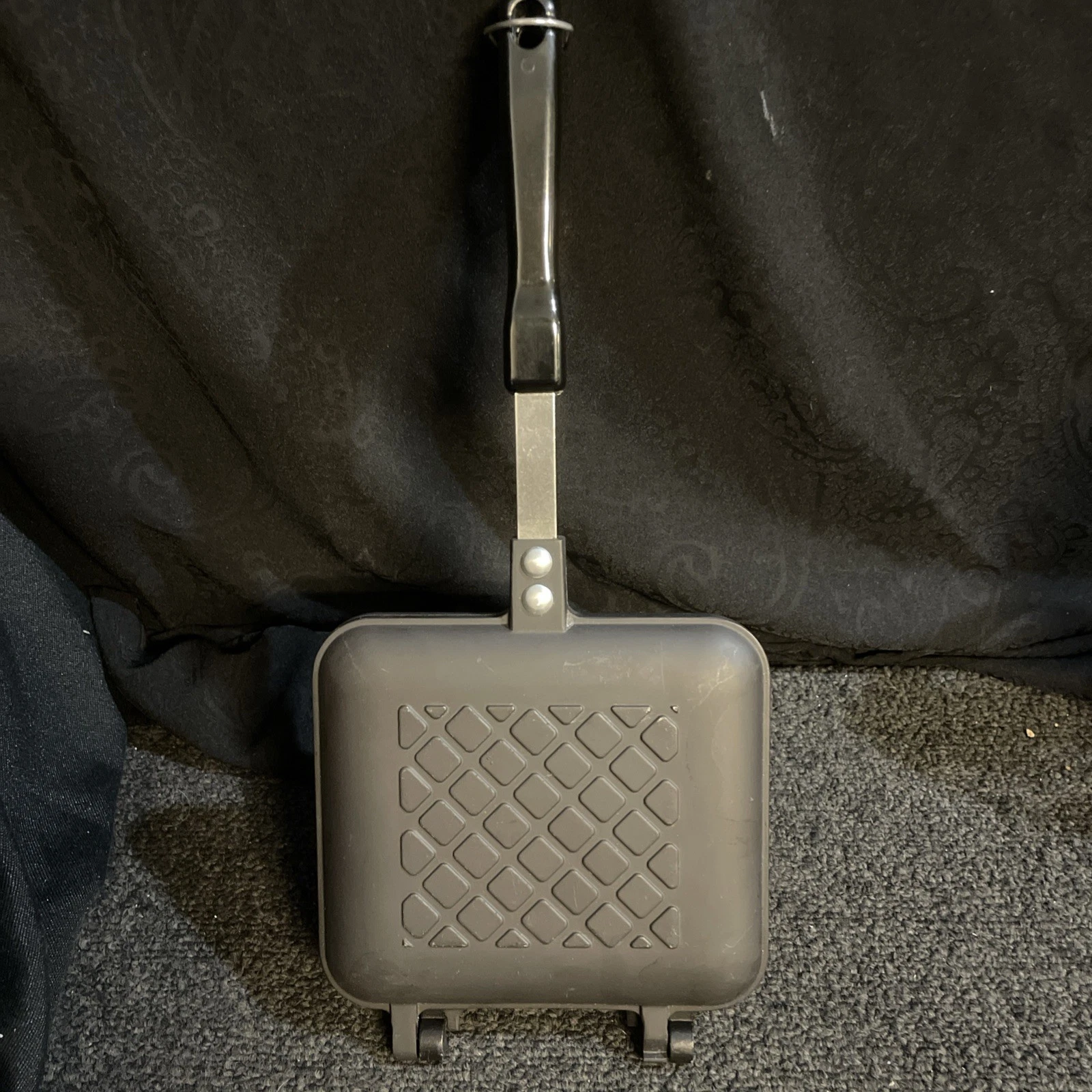 Hot Sandwich Panini Maker with Handle, Non-Stick Double Sided Frying Pan Grilled