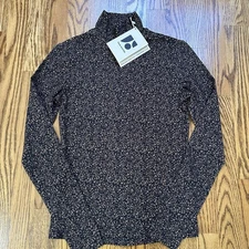 New Frank And Oak Women’s Brown Turtleneck Cotton Size XS